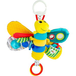 Lamaze Clip On Car Seat and Stroller Toy - Freddie the Firefly - Crinkle Car Seat Toys and Stroller Toys - Sensory Toys for Babies - Travel Toys for Car - Infant Toys Ages 0 Months and Up