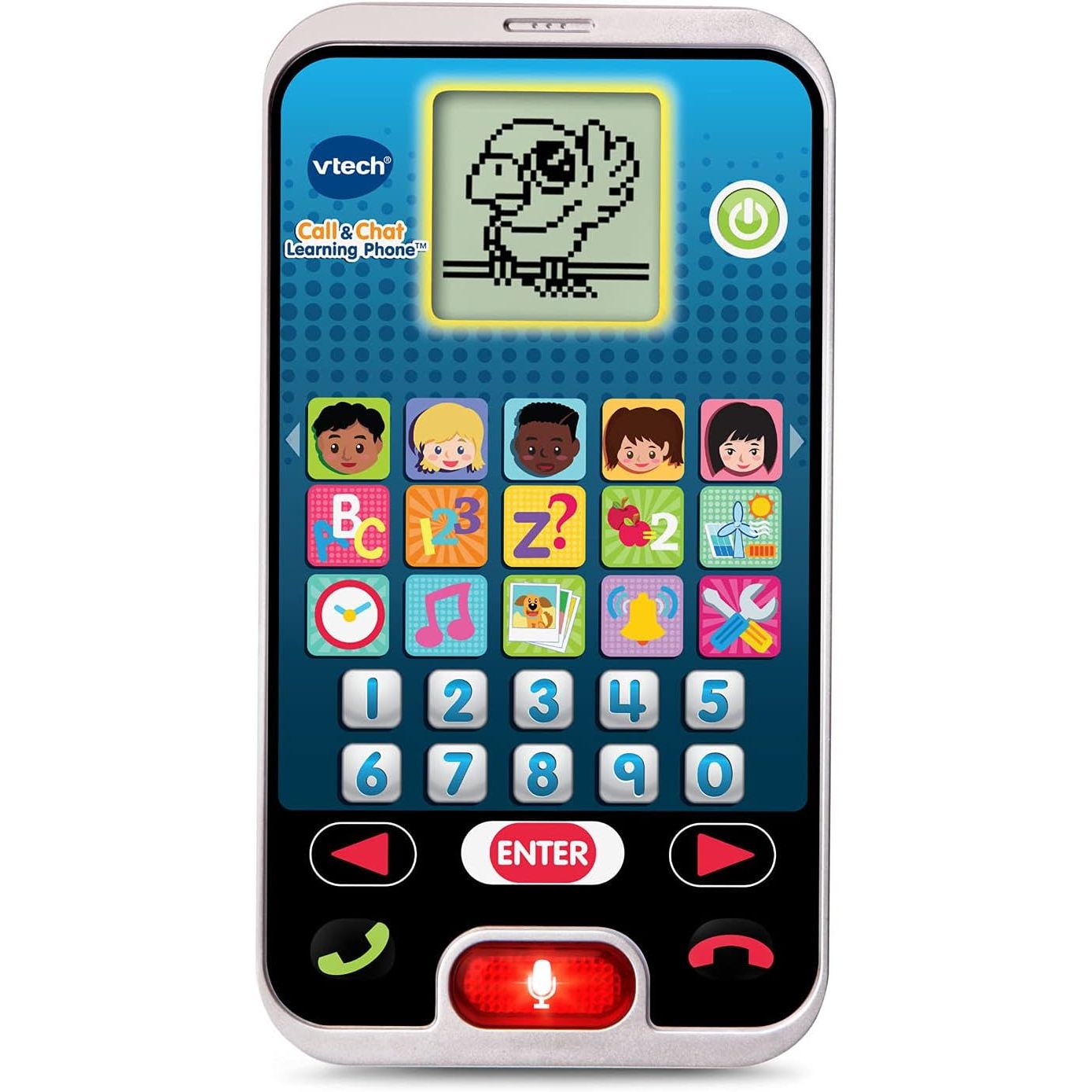 VTech Call and Chat Learning Phone, Black
