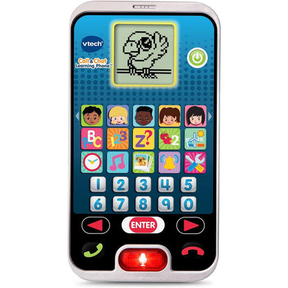 VTech Call and Chat Learning Phone, Black