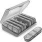 PULIV Weekly Pill Organizer 3 Times a Day, Portable Travel Pill Box 7 Day with Large Pill Containers, Light-Proof Pill Case for Vitamins, Medication, Supplements and Fish Oils (Black)
