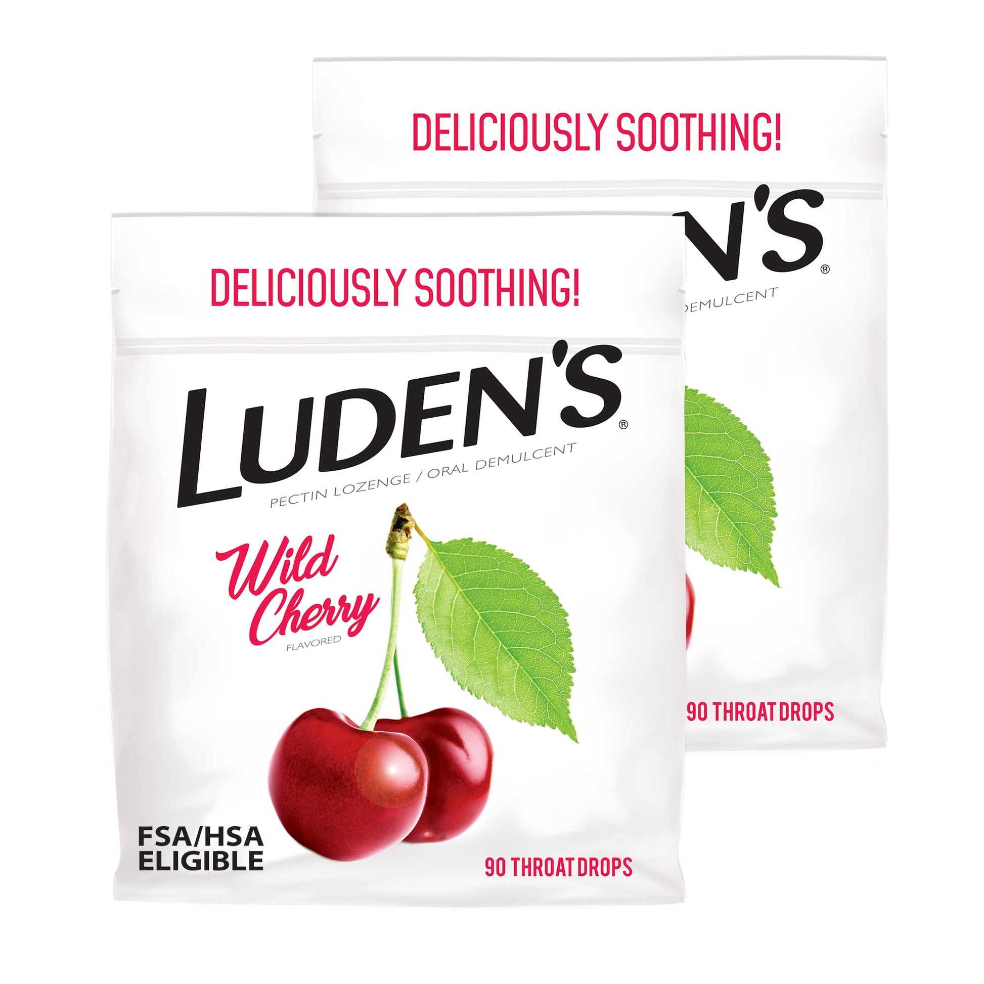 Buy now Luden's Sore Throat Relief Lozenges for Minor Everyday Irritation & Dry Mouth, Wild Cherry Flavored Drops, 90 Count at indiglob india