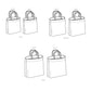 Buy now Simplicity Unlined Tote Bag Packet, Code 9308 Sewing Pattern, One Size, White, (SS9308OS) at indiglob india