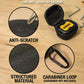 Buy now DEWALT Heavy Duty Protective Headphone Case for TWS Earbuds & Wearable Speaker, Compact Lightweight w/EVA Headphone Case Hard Shell, Shockproof, Water-Resistant, Soft Interior & Accessory Mesh Pocket at indiglob india
