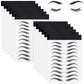 Maitys 12 Sheets 108 Pairs 4D Hair Like Waterproof Eyebrow Tattoos Stickers Temporary Transfer Brows Decal Peel off Fake Eyebrow Sticker Instant Authentic Brow Decal for Women(Classic Style)