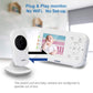 VTech Video Baby Monitor with 1000ft Long Range, Auto Night Vision, 2.8” Screen, 2-Way Audio Talk, Temperature Sensor, Power Saving Mode, Lullabies and Wall-mountable Camera with Bracket, White