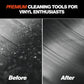 Ultimate 5-Piece Vinyl Record Cleaning Kit | Includes: Record Cleaner – Velvet, Microfiber & Stylus Brush | Made from Premium Hardwood – Clean, Protect & Restore Your LPs
