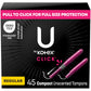Buy now U by Kotex Tampons, Click Compact, Super Plus Absorbency, Unscented, 45 Count Regular 45 at indiglob india