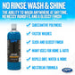 Buy now Optimum No Rinse Wash and Shine Version 5 - ONR Rinseless Car Wash Soap for Auto Detailing, Use On Paint, Ceramic Coatings, Glass, Interior (8 oz) at indiglob india