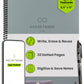 Buy now Rocketbook Core Reusable Spiral Notebook, Letter Size 8.5x11, Black - Dotted Pages, App-Connected, Erasable, Durable Cover, Ideal for School, Work, and Creative Projects Premium Letter Gray at indiglob india