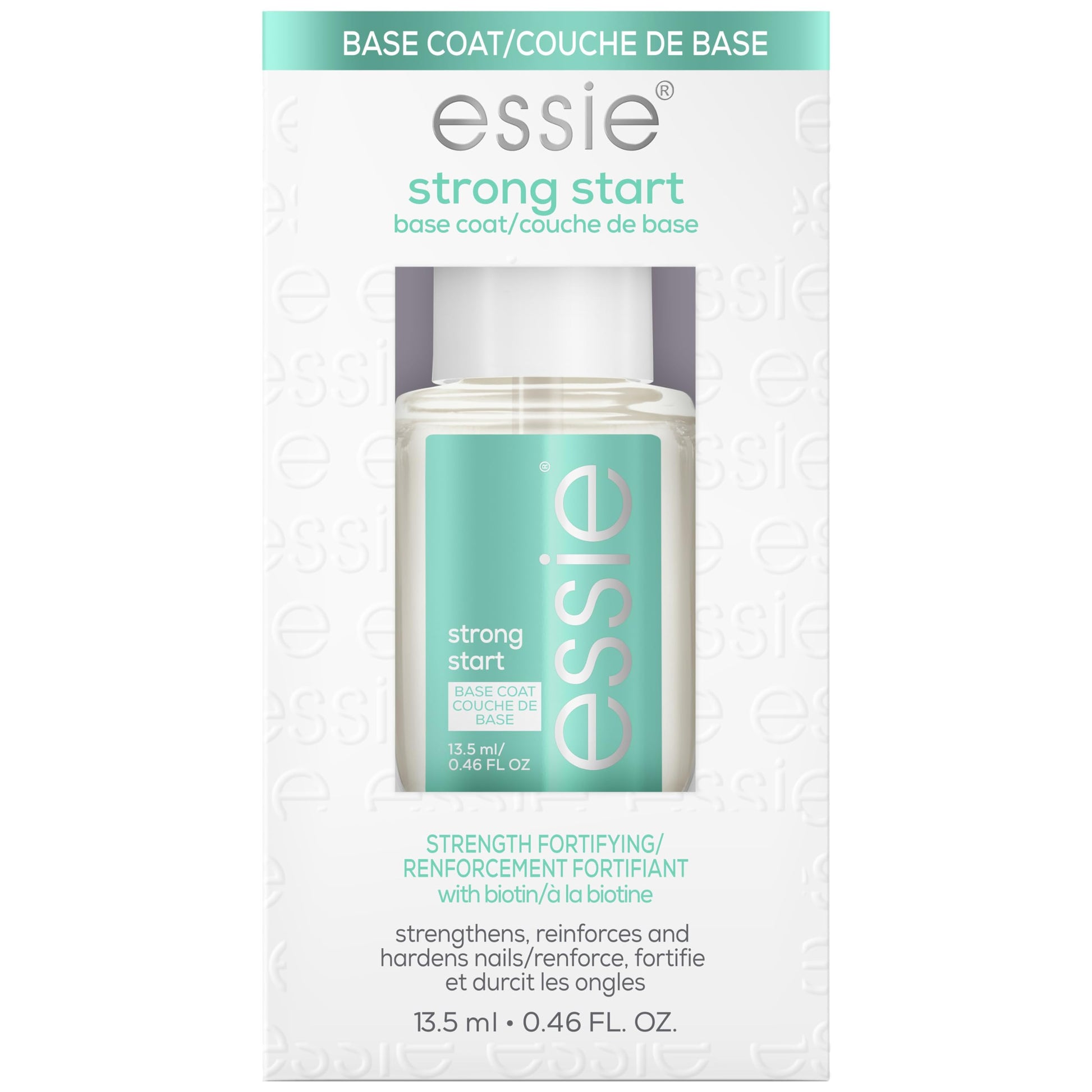 Buy now essie All-In-One Base Coat + Top Coat + Strengthener Nail Polish, 0.46 Ounces (Packaging May Vary) at indiglob india