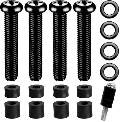 M8 Screws for Samsung TV M8 x 45mm Pitch 1.25mm TV Mounting Bolts Screws with 25mm Long Spacers