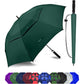 Golf Umbrella Large 62/68/72 Inch, Extra Large Oversize Double Canopy Vented Windproof Waterproof Umbrella, Automatic Open Golf Umbrella for Men and Women and Family.