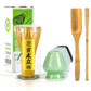 Buy now TEANAGOO MA-01 Japanese Matcha Ceremony Accessory, Matcha Whisk (Chasen), Traditional Scoop (Chashaku), Tea Spoon, Whisk Holder, The Perfect Set to Prepare a Traditional Cup of Matcha.… 1# Random Holder Color at indiglob india
