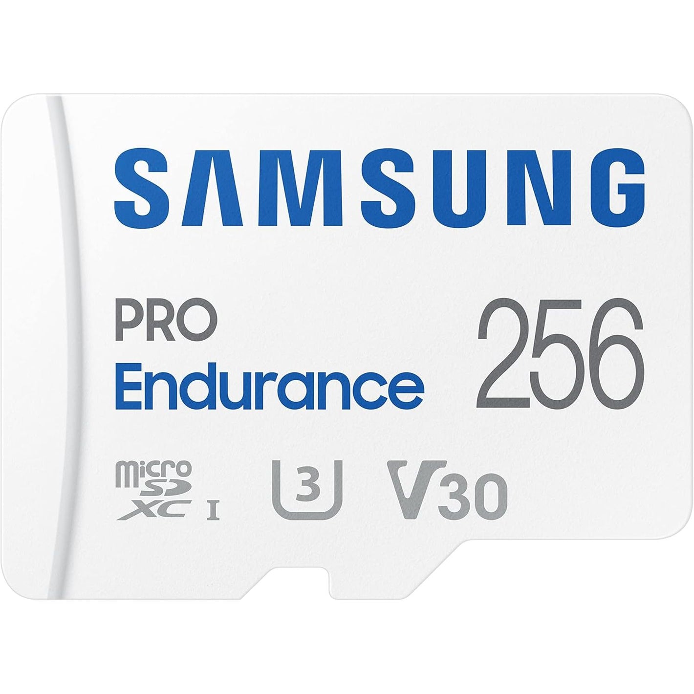 Samsung PRO Endurance 256GB MicroSDXC Memory Card with Adapter for Dash Cam, Body Cam, and Security Camera, Class 10, U3, V30 (‎MB-MJ256KA/AM)