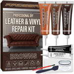 ARCSSAI ARCSSAL Brown Leather Repair Kit for Furniture, Leather Couch Repair Kit for Sofa, Jacket, Car Seats and Purse with Super Easy Instructions, Restores Any Material, Bonded, Pleather, Genuine - My Store