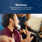 Buy now Emerson EAM-9001 Wireless Microphone System with Handheld Mic, UHF Frequency Stability, Noise-Reduction Technology, and 30-Foot Range – Ideal for Performances, Events, and Karaoke at indiglob india