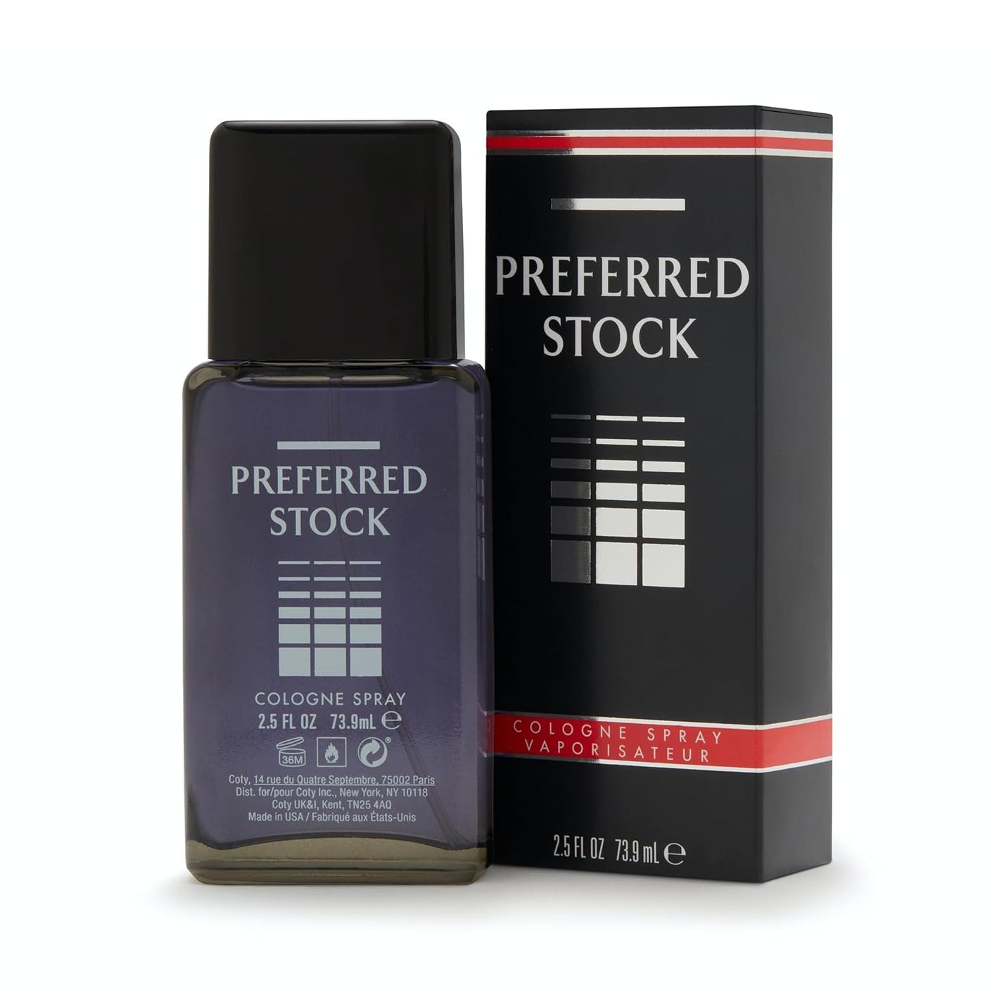 Stetson Preferred Stock - Cologne Spray for Men - Leathery, Woody, and Casual Aroma with Fragrance Notes of Cypress, Balsam Fir, and Sandalwood - 2.5 Fl Oz