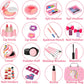 Kids Makeup Kit for Girl, Washable Makeup Set for Girls, Real Makeup for Kids, Girl Toys Princess Children Play Makeup Kit with Cosmetic Case Christmas Birthday Gifts for Girls Age 4 5 6 7 8 Year Old