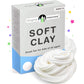 Original Stationery Soft Clay for Slime - 230 g (8.1 oz), White - Foam Clay Add-Ins & Modeling Compound - Stretchy Air-Dry Butter Texture - Compatible with Slime Activator & Glue