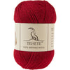 TEHETE 100% Merino Wool Yarn for Knitting 3-Ply Luxury Warm Soft Lightweight Crochet Yarn(Ginger,1Ball) - Maroon