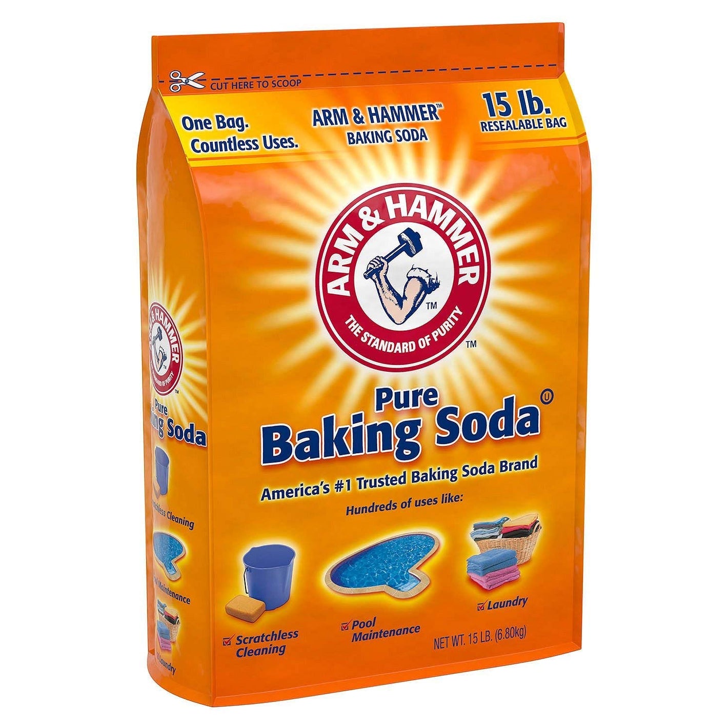 Buy now Arm & Hammer Pure Baking Soda (15 lbs.) at indiglob india