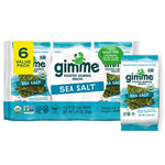 Buy now Gimme Seaweed Organic Premium Roasted Seaweed Snacks, Sea Salt, 6 Count, Keto, Vegan, Gluten-Free, Great Source of Omega3s and Iodine, Healthy On-The-Go Snack for Kids and Adults at indiglob india