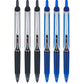 Pilot Precise V5 RT Retractable Rolling Ball Pens, Extra Fine Point, 3 Black & 3 Blue, (6 Pens)