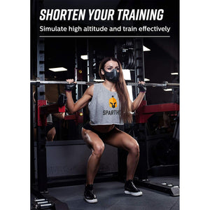 Sparthos High Altitude Mask - Simulate High Altitudes - for Gym, Cardio, Fitness, Running, Endurance and HIIT Training [16 Breathing Levels]