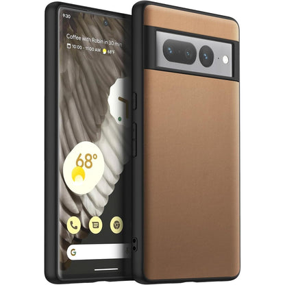 X-level for Google Pixel 7 Pro Case 5G, Premium PU Leather Elegant Soft TPU Bumper Shockproof Protective Cases Phone Cover for Google Pixel 7 Pro 2022(Brown)