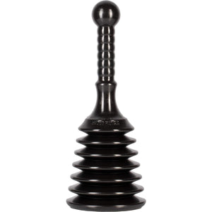 Master Plunger MPS4 Sink & Drain Plunger for Kitchen Sinks, Bathroom Sinks, Showers, and Bathtubs. Small and Strong Design with Large Bellows Commercial & Residential Use, Black