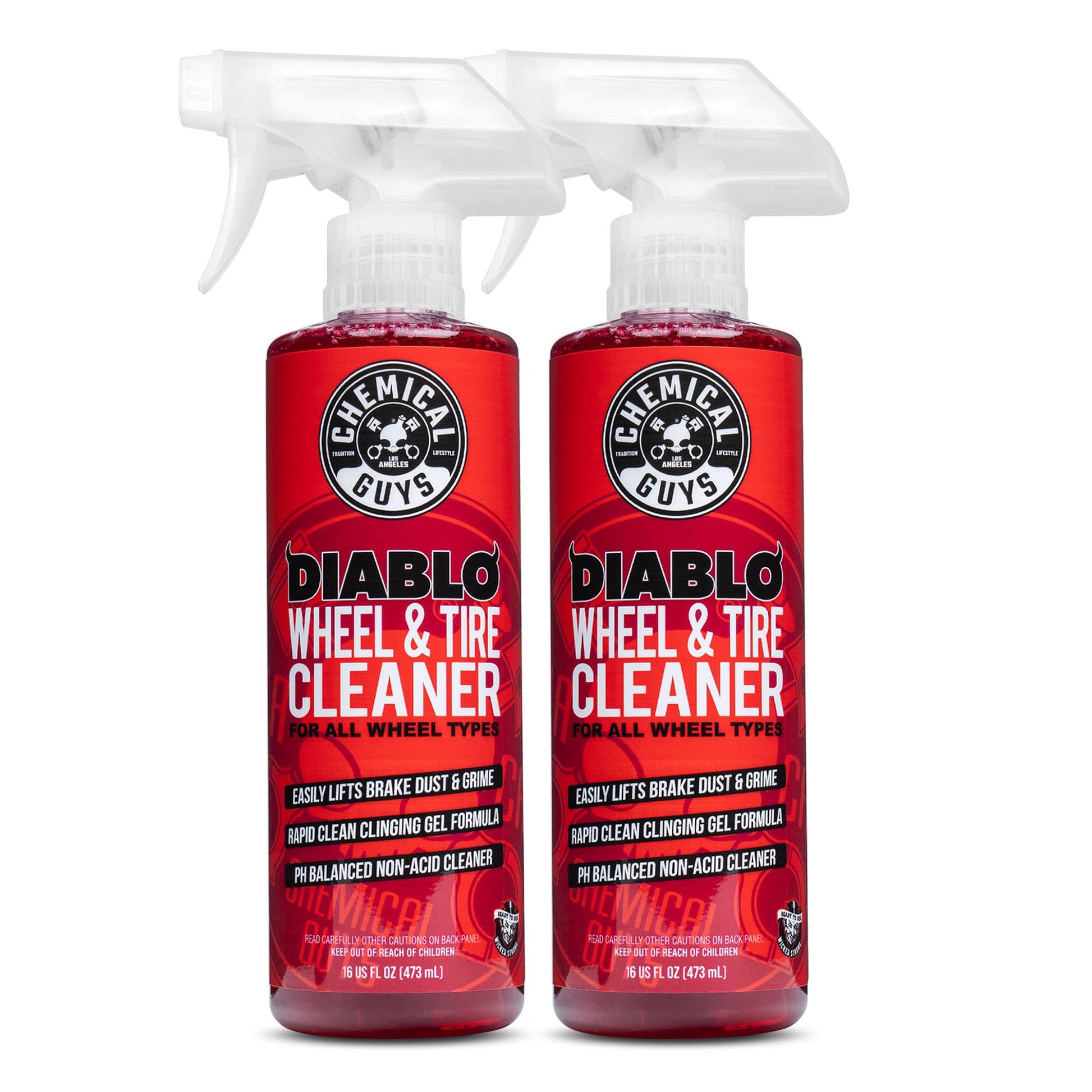 Buy now Chemical Guys Diablo Gel Oxygen Infused Foam Wheel & Rim Cleaner, Concentrated Car Wheel Cleaner Safe on All Finishes, Removes Brake Dust, Dirt, Grime, for Cars, Trucks, SUVs, Motorcycles & RVs, 16 oz Sprayable 2 Pack at indiglob india