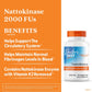 Doctors Best Nattokinase, 2000 Fus, Supports Cardiovascular Health, Non-GMO, Vegan 90 Veggie Caps