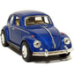 KiNSMART - 1967 Volkswagen Classic Beetle 5 Inch 1:32 Scale Die Cast Metal Model Toy (Black)