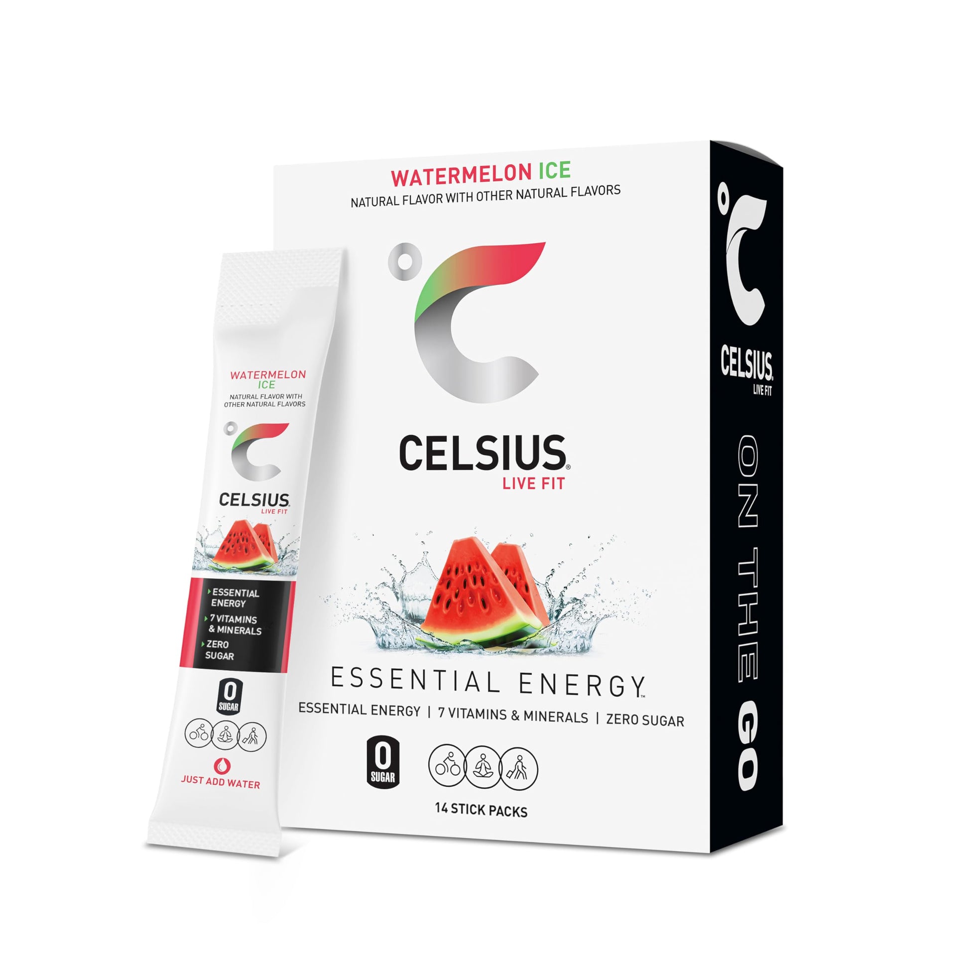 Buy now CELSIUS On The Go Strawberry Mango, Sugar Free Energy Drink Mix (14 Sticks per Pack) at indiglob india