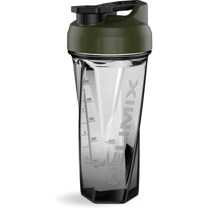 HELIMIX 2.0 Vortex Blender Shaker Bottle Holds upto 28oz | No Blending Ball or Whisk | USA Made | Portable Pre Workout Whey Protein Drink Shaker Cup | Mixes Cocktails Smoothies Shakes | Top Rack Safe