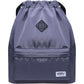 KAUKKO Drawstring Sports Backpack Gym Yoga Bag Shoulder Rucksack for Men and Women