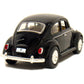 KiNSMART - 1967 Volkswagen Classic Beetle 5 Inch 1:32 Scale Die Cast Metal Model Toy (Black)