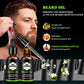 Beard Kit for Men with Beard Wash, Beard Conditioner, Beard Oil, Beard Balm, Brush, Comb, Scissors, Storage Bag, Gifts for Men Dad Husband Boyfriend