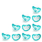 Buy now RaZbaby Jollypop Pacifier for Babies 3 Months and Up, USA Made, Natural Shaped Orthodontic Binky, Lovingly Shared in NICUs & Hospitals Worldwide, Medical-Grade 100% BPA-Free - 2 Pack - Pink at indiglob india
