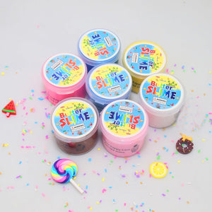 7 Pack Cake Butter Slime Kits, Soft and Non-Sticky Slime Kit Party Favors for Girls and Boys