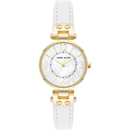 Anne Klein Women's Leather Strap Watch