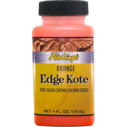 Buy now Fiebing's Edge Kote (4oz, Light Brown) - Leather Edge Paint for Shoes, Furniture, Purses, Couches, Belts - Flexible, Water Resistant, Semi Gloss Color Coating Leather Dye to Protect Natural Edges Orange at indiglob india