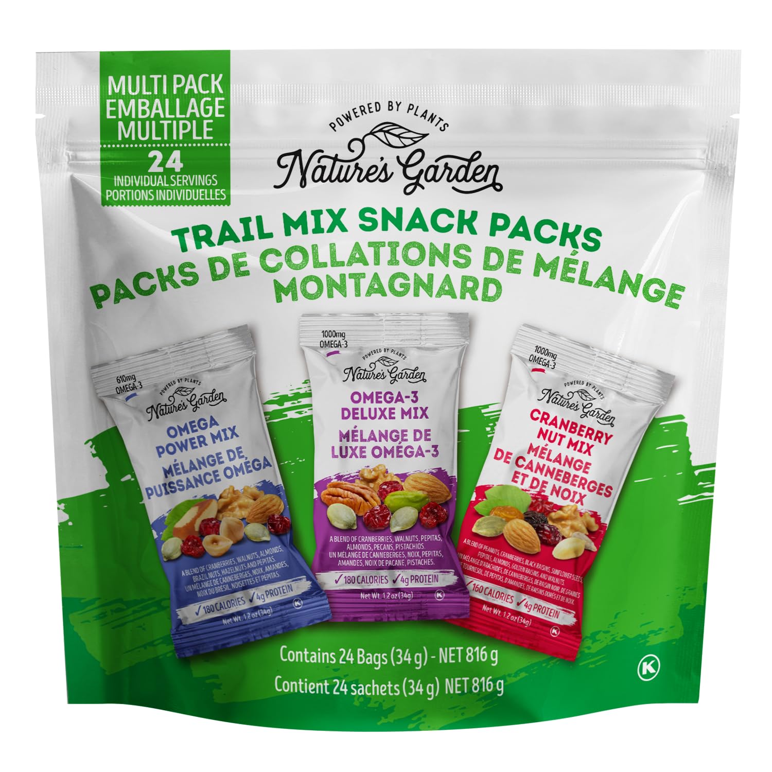 Buy now Nature's Garden Healthy Trail Mix Snack Pack (28.8 oz) at indiglob india
