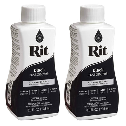 Buy now Rit Dye Liquid Fabric Dye, 8 fl oz, Black, 2-Pack at indiglob india