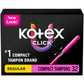 Buy now U by Kotex Tampons, Click Compact, Super Plus Absorbency, Unscented, 45 Count Regular 192 at indiglob india