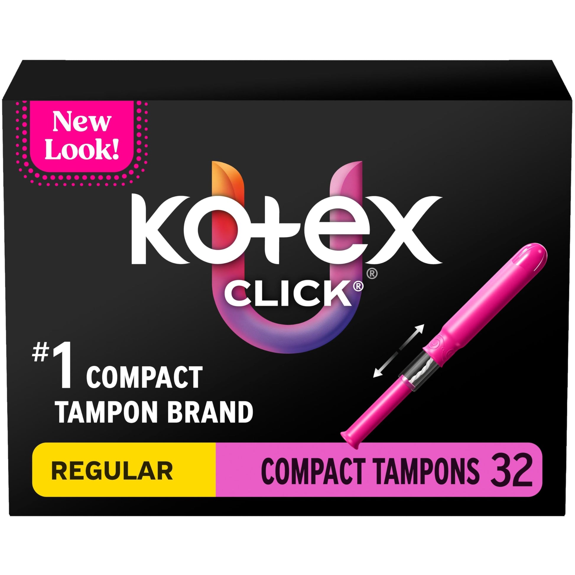 Buy now U by Kotex Tampons, Click Compact, Super Plus Absorbency, Unscented, 45 Count Regular 192 at indiglob india