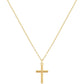 Valloey Rover Cross Pendant Chain Necklace,14K Gold Plated Dainty Cute Lucky Cross Tiny Pendant Necklaces for Women Men Jewelry Gifts