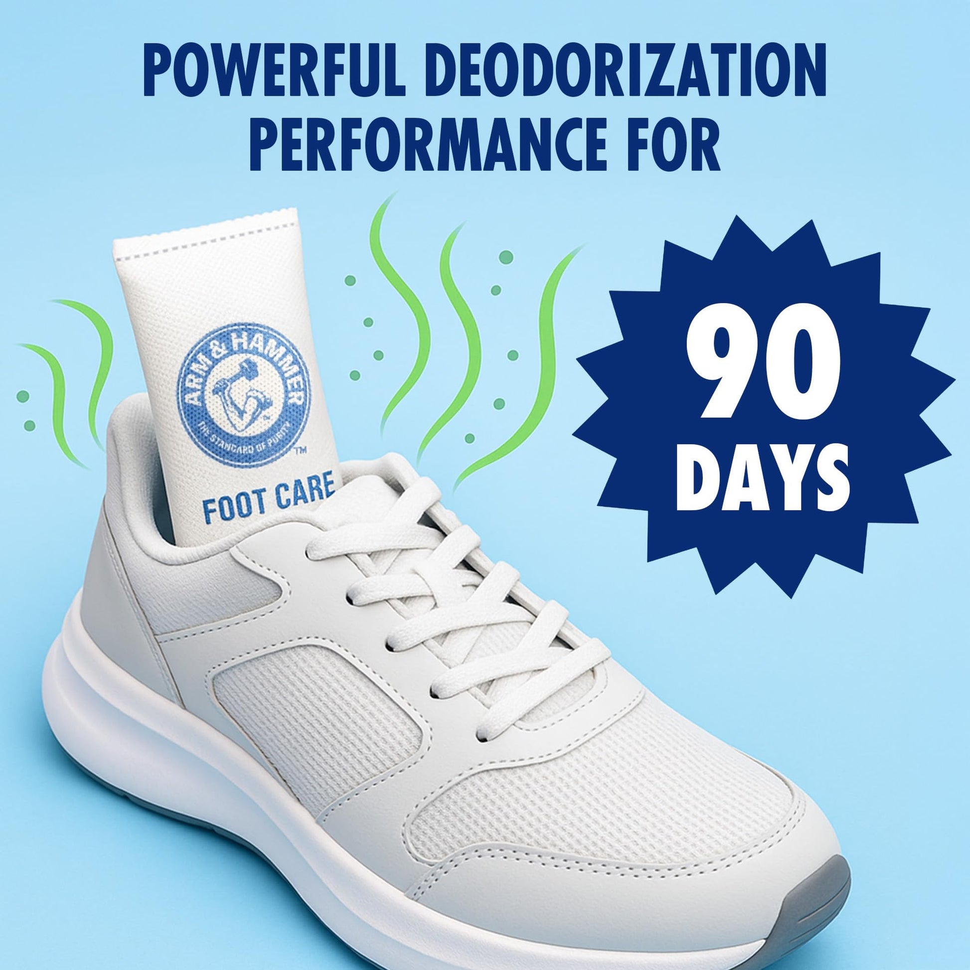 Buy now Arm & Hammer In-Shoe Odor Destroying Pouches, Shoe Deodorizer Insert for Reducing Odor and Absorbing Moisture, Smell Eliminator for All Footwear, Gym Bags and Work Boots (4 Pouches) at indiglob india