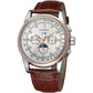 Buy now FORSINING Men's Automatic Self Winding Moon Phase Watch with Brown Leather Strap Analogue Display FSG319M3T4 Default at indiglob india