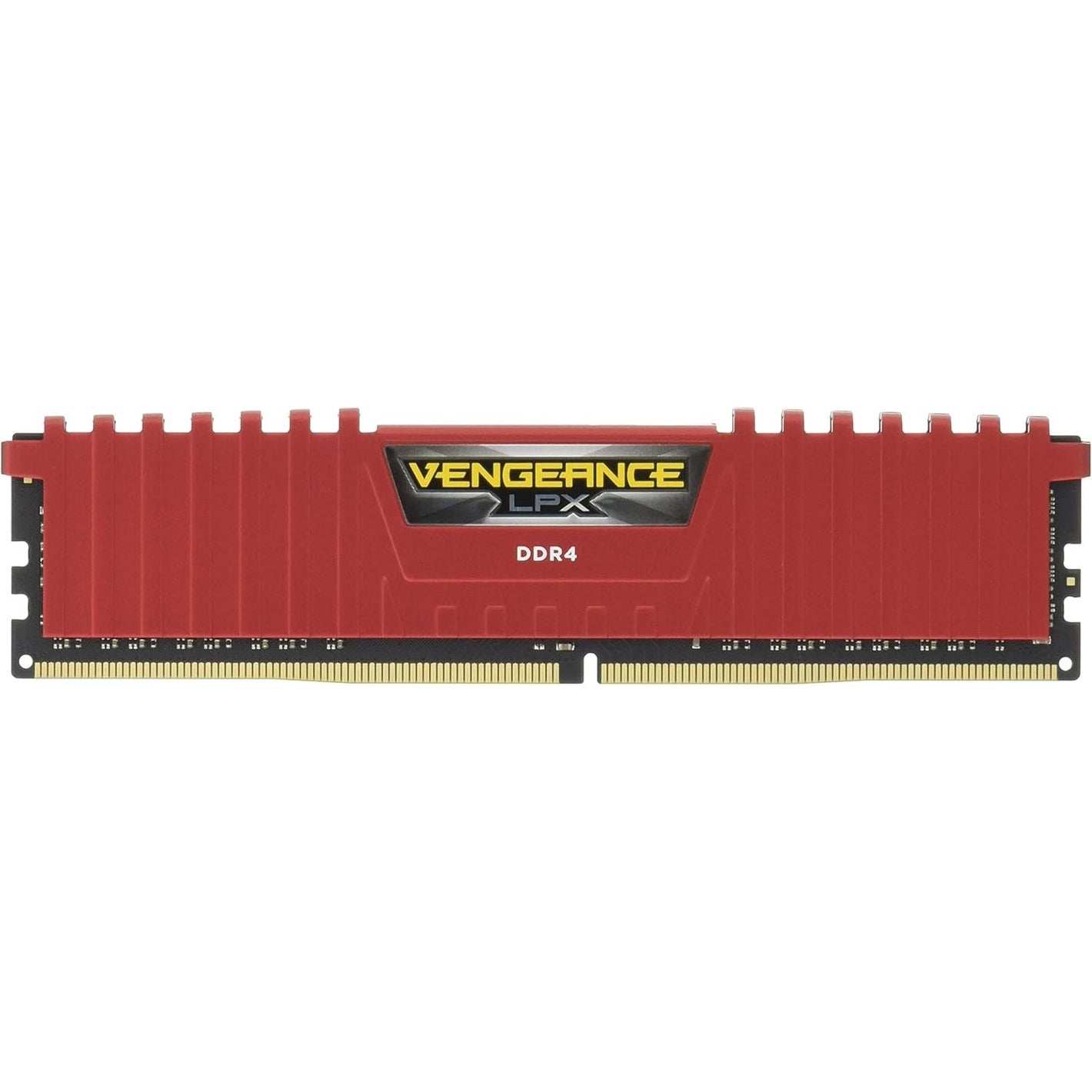CORSAIR Vengeance LPX 8GB (1 x 8GB) DDR4 DRAM 2400MHz C16 Memory Kit - Red (CMK8GX4M1A2400C16R)